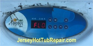 The FLO error on your hot tub tells you that you're not getting enough water into your heater.